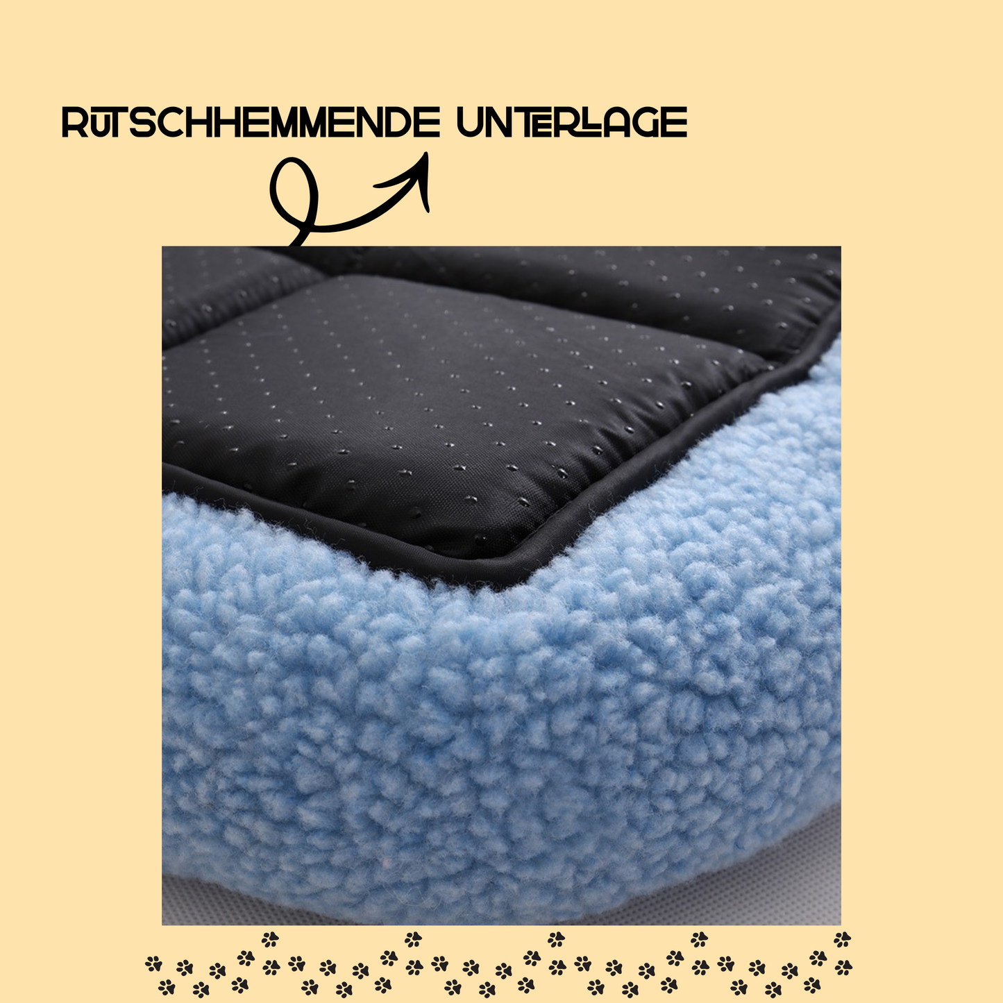 Kuscheliges Fleece-Bett für Ihre Haustiere