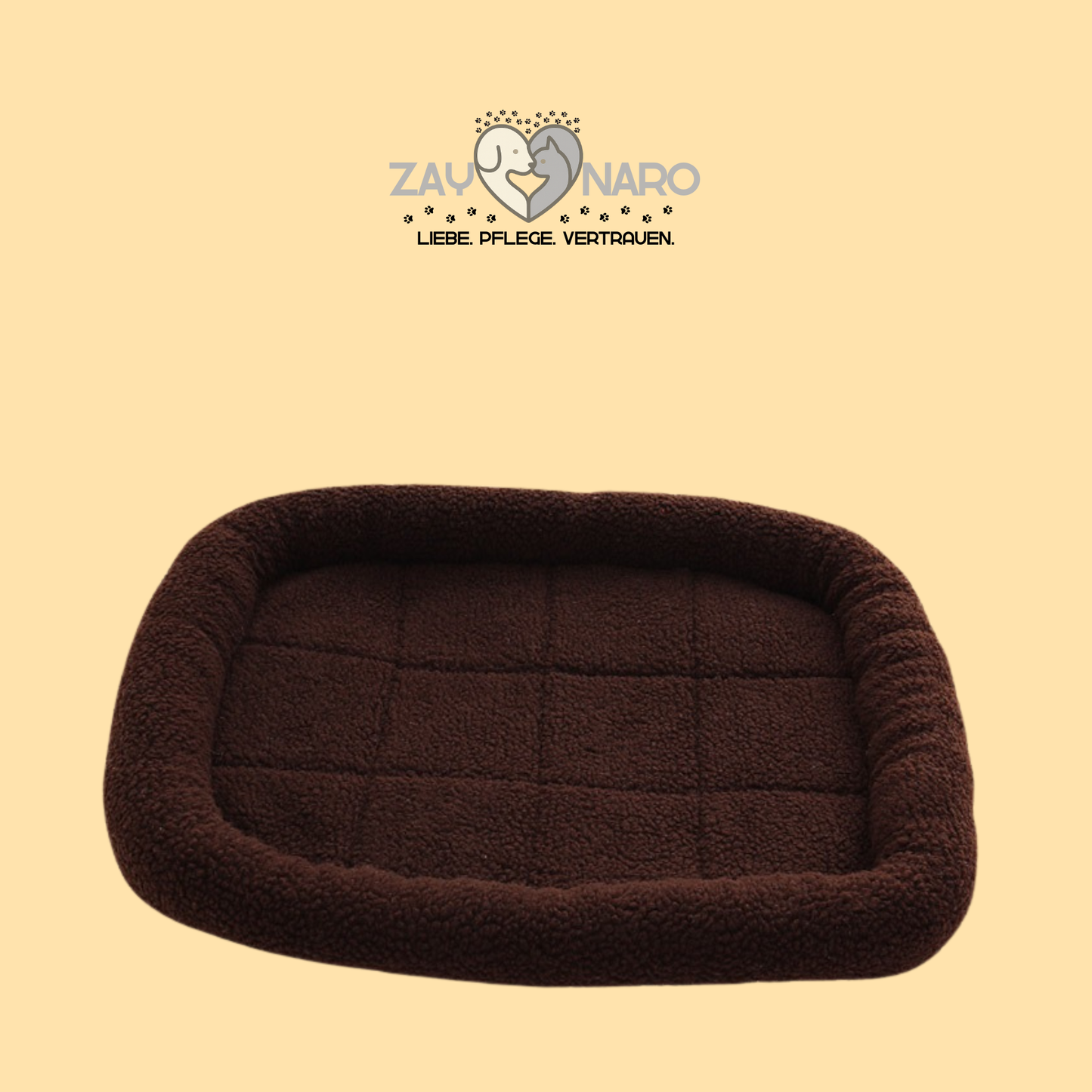 Kuscheliges Fleece-Bett für Ihre Haustiere