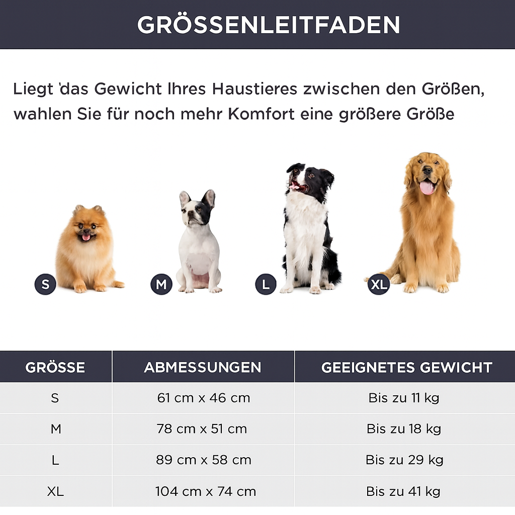 Selbstwärmendes Haustierbett