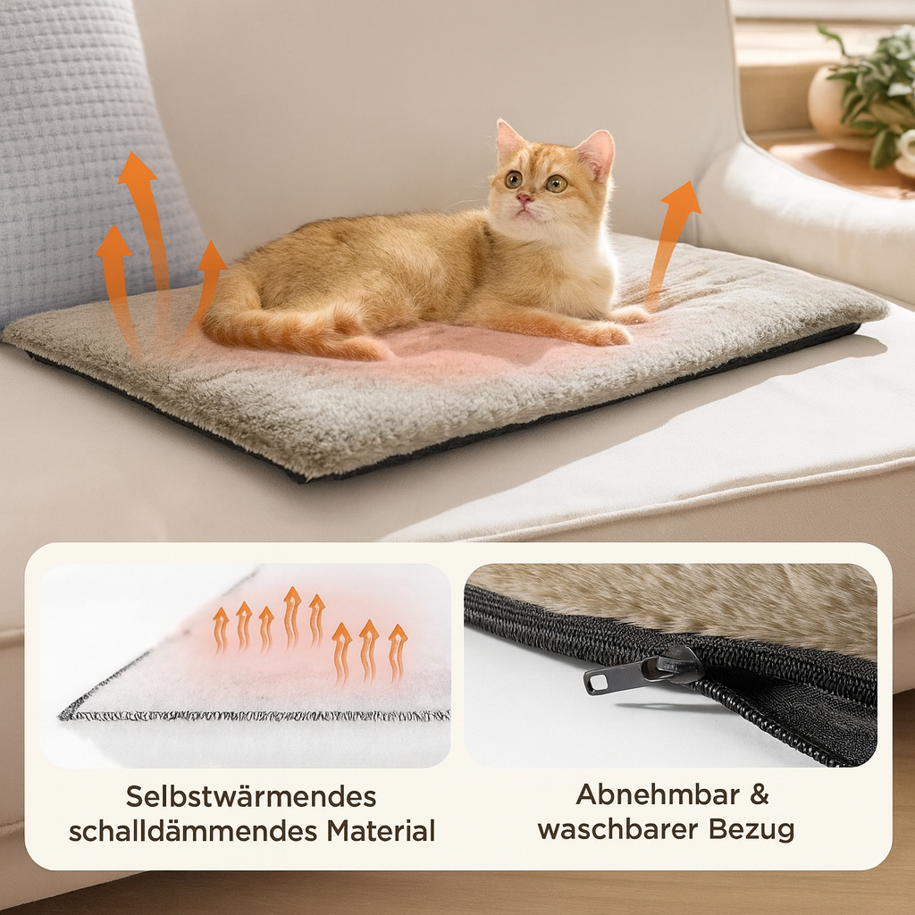 Selbstwärmendes Haustierbett